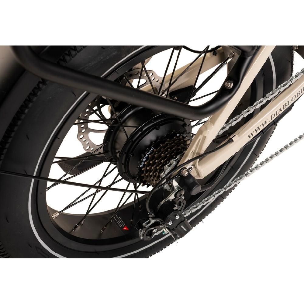 DIABLO BIKES E-Bike »Storm« 7 Gang Shimano Tourney Heckmotor 250 W Pedelec Elektrofahrrad für Damen u. Herren Cityrad auf Rechnung Osterangebot