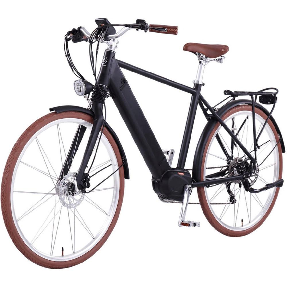 eGO Movement E-Bike »Classic 25 Cäsar Herren 54 cm Schwarz 28"« 10 Gang Shimano Deore Mittelmotor 250 W Pedelec Elektrofahrrad für Damen u. Herren Cityrad Große Rabatte