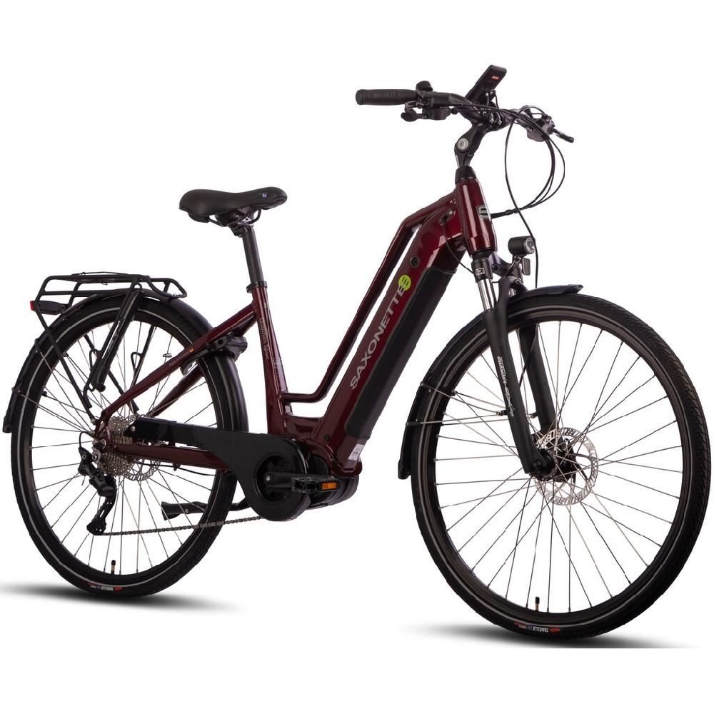 SAXONETTE E-Bike »Quantum Plus« 8 Gang Shimano Nexus Mittelmotor 250 W Pedelec Elektrofahrrad für Damen u. Herren Cityrad auf Rechnung online bestellen Neuheiten