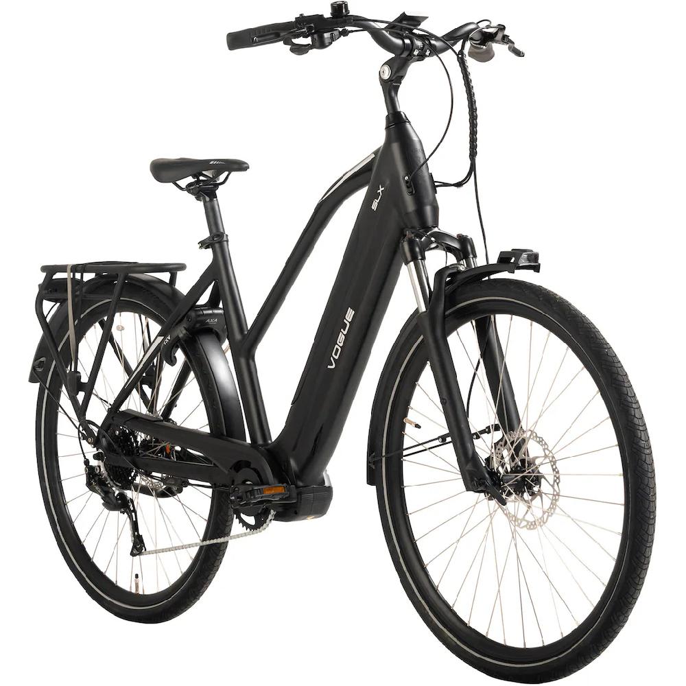 VOGUE BIKE E-Bike »SLX« 9 Gang Shimano Alivio Mittelmotor 250 W Pedelec Elektrofahrrad für Damen u. Herren Cityrad Tiefpreis