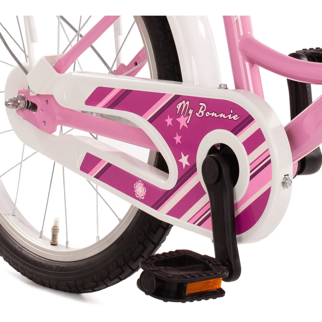 Bachtenkirch Kinderfahrrad »"MY BONNIE" rosa/ weiß« 1 Gang ohne Schaltung Kostenlose Rückgabe