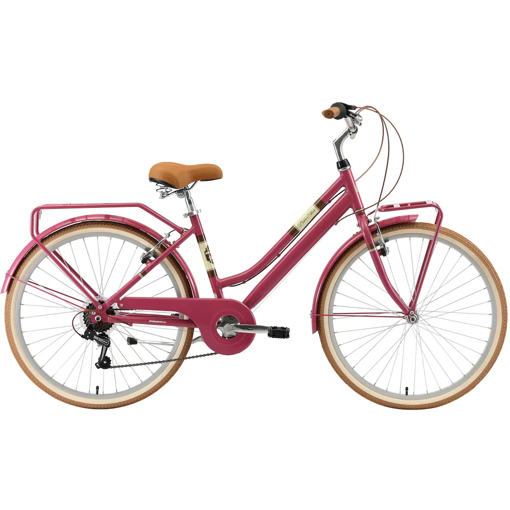 Bikestar Cityrad 7 Gang Shimano RD-TY21 Schaltwerk Kettenschaltung für Damen Kettenschaltung auf Rechnung kaufen Speichern exportieren