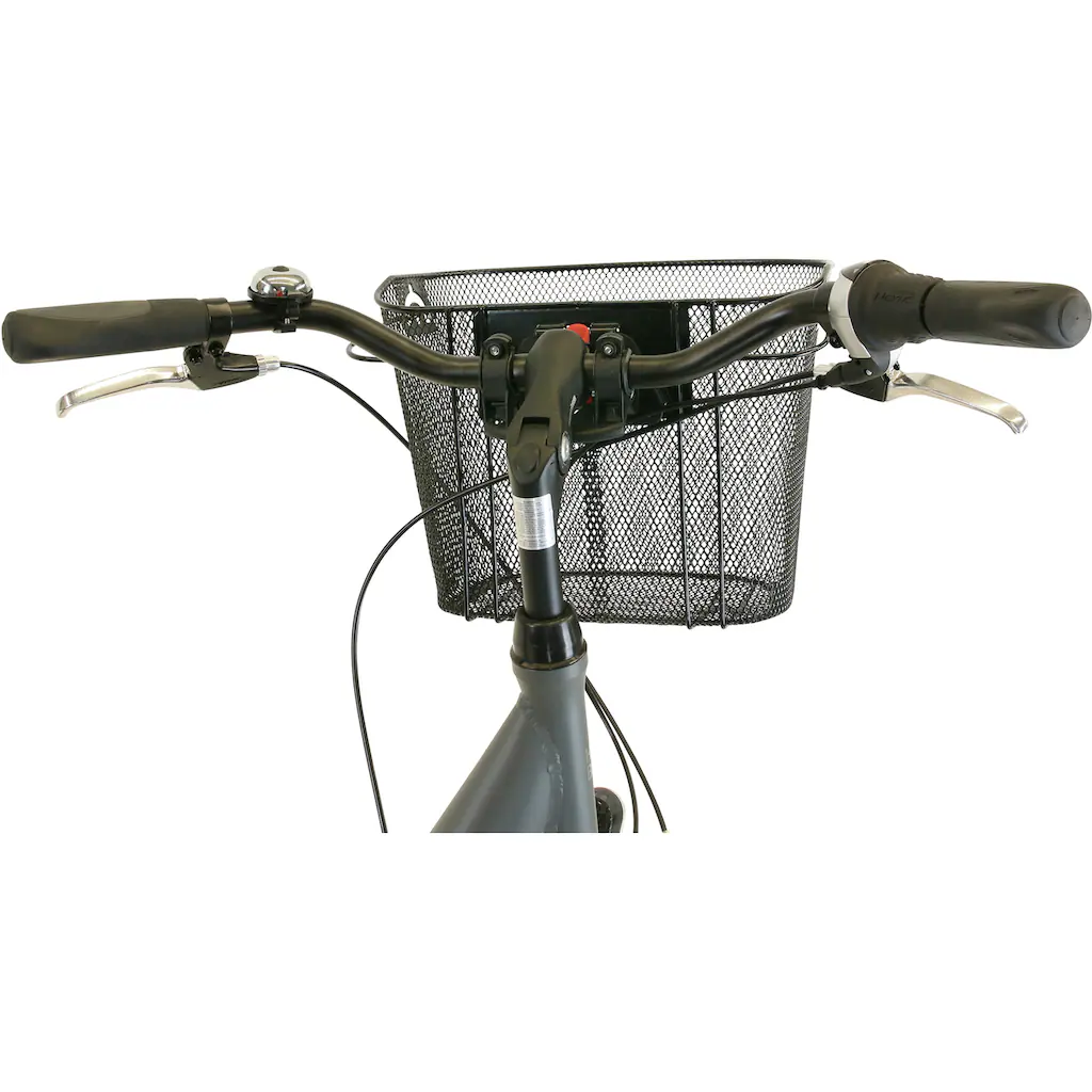 HAWK Bikes Cityrad »City Comfort Deluxe Plus Grey« 7 Gang Shimano Nexus Schaltwerk für Damen und Herren auf Raten Black Friday Preise