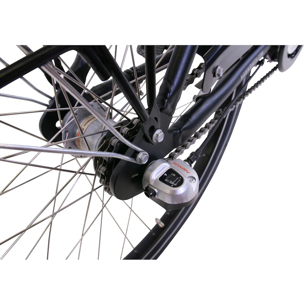 HAWK Bikes Cityrad »City Comfort Premium Black« 3 Gang Shimano Nexus Schaltwerk für Damen und Herren auf Rechnung online kaufen Verkauf