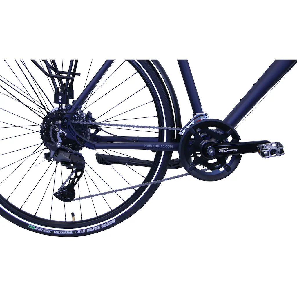 HAWK Bikes Trekkingrad »Trekking Gent Deluxe Plus Ocean Blue« 20 Gang Shimano Shimano CUES Schaltwerk für Herren auf Rechnung online kaufen Günstig kaufen