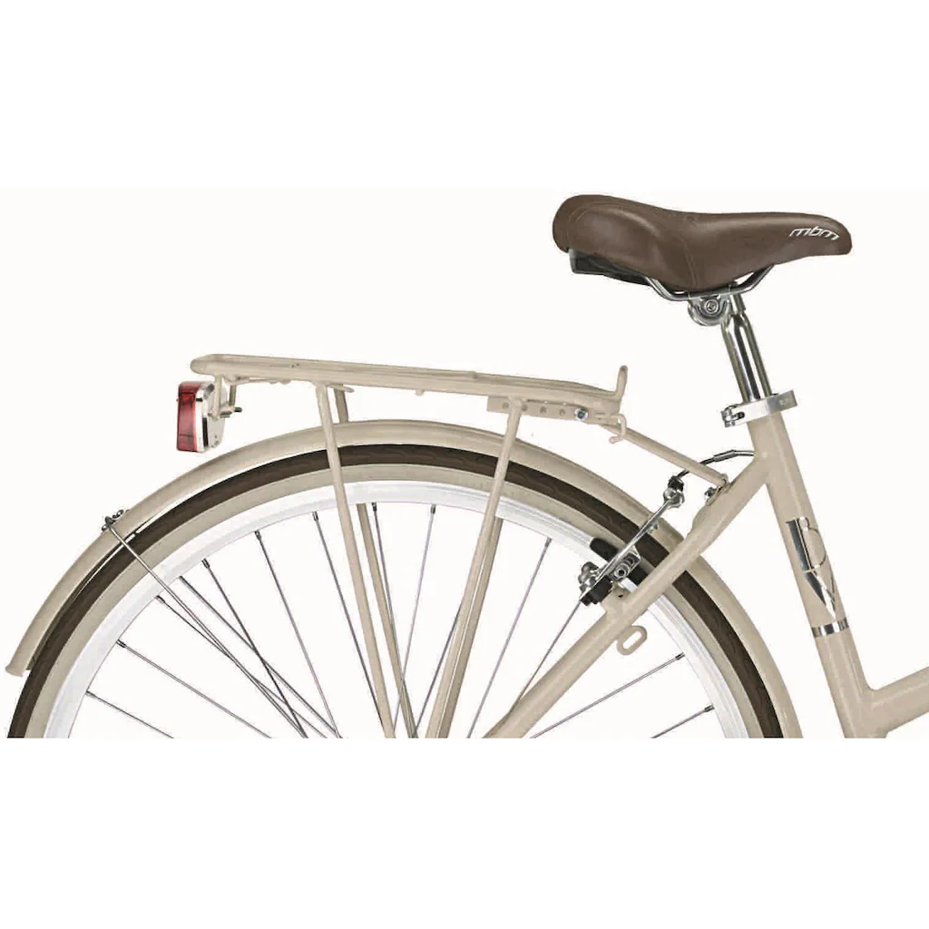 MBM Trekkingrad »New Boulevard« 18 Gang Shimano TY300 Schaltwerk Kettenschaltung für Damen Kettenschaltung auf Rechnung bestellen Begrenztes Angebot