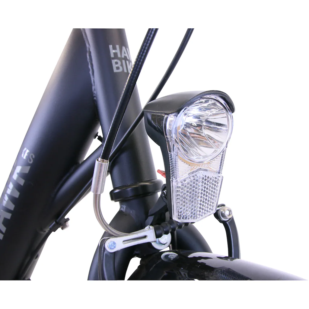 HAWK Bikes Cityrad »City Wave Premium Plus Black« 3 Gang Shimano Nexus Schaltwerk für Damen und Herren Lagerräumung