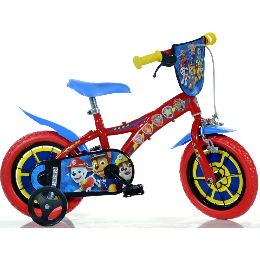 Dino Kinderfahrrad »Paw Patrol 12 Zoll« 1 Gang mit Stützrädern Trinkflasche und Frontschild auf Rechnung online kaufen