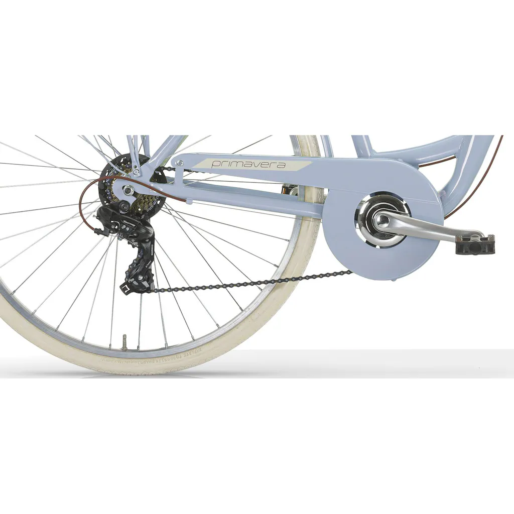 MBM Cityrad »NEW Primavera« 6 Gang Shimano TY300 Schaltwerk Kettenschaltung für Damen Kettenschaltung Große Rabatte