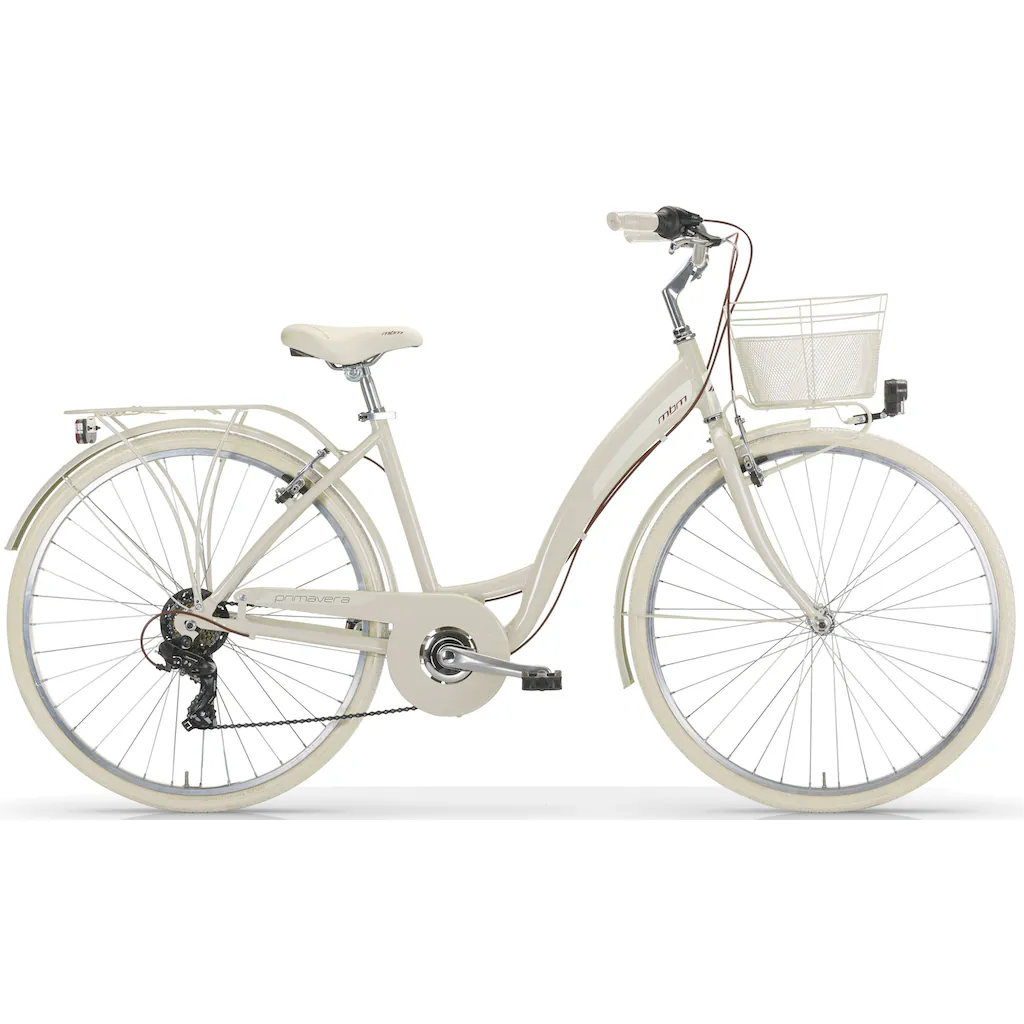 MBM Cityrad »NEW Primavera« 6 Gang Shimano TY300 Schaltwerk Kettenschaltung für Damen Kettenschaltung