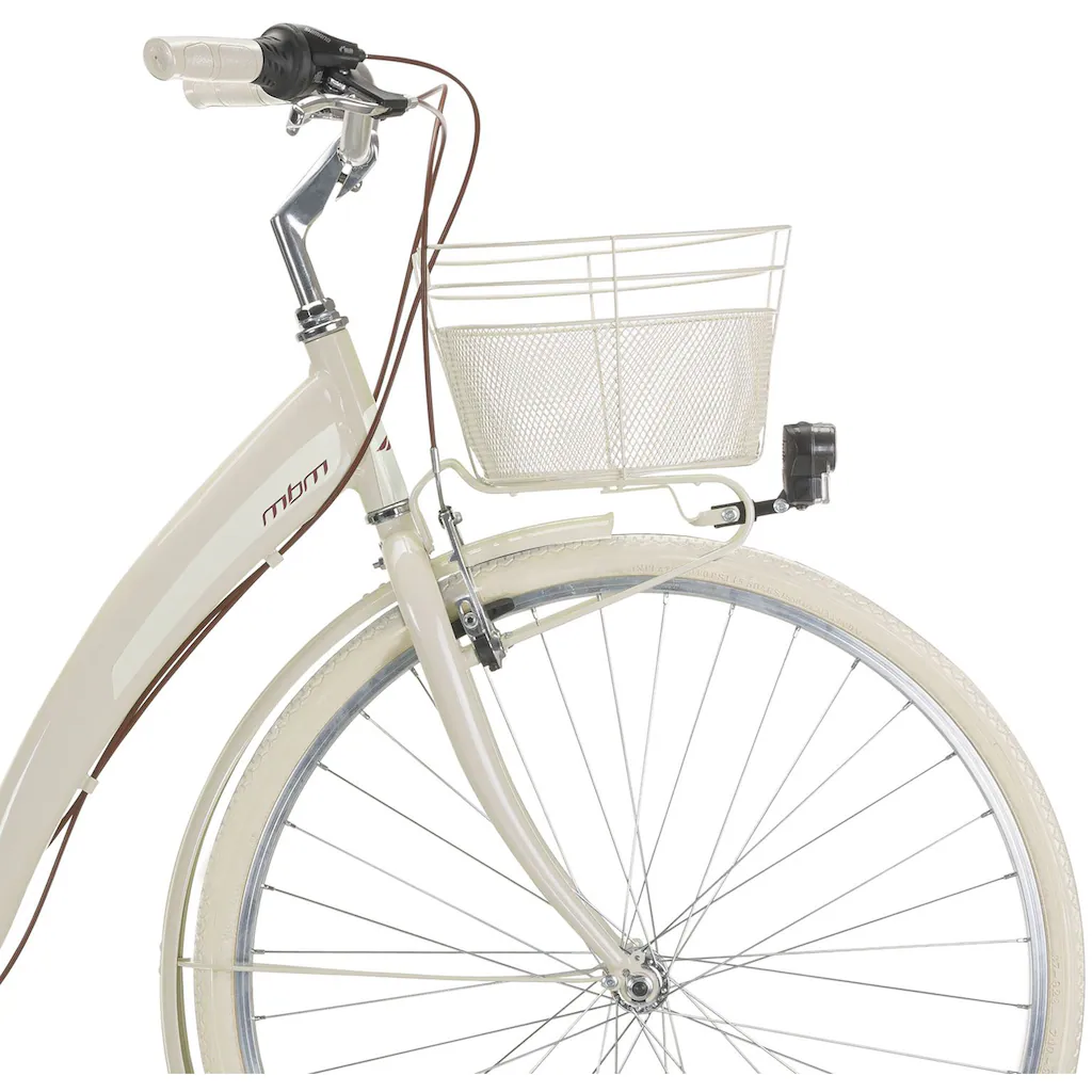 MBM Cityrad »NEW Primavera« 6 Gang Shimano TY300 Schaltwerk Kettenschaltung für Damen Kettenschaltung Riesige Ersparnisse