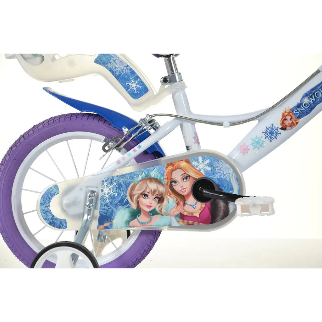 Dino Kinderfahrrad »Snow Queen Eiskönigin« 1 Gang mit Stützrädern Korb und Puppensitz auf Rechnung online bestellen Bis zu 50% Rabatt