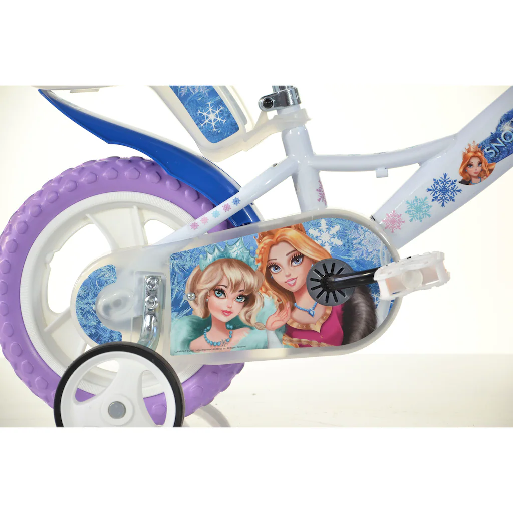 Dino Kinderfahrrad »Snow Queen Eiskönigin 12 Zoll« 1 Gang mit Stützrädern Korb und Puppensitz auf Rechnung online bestellen Speichern exportieren