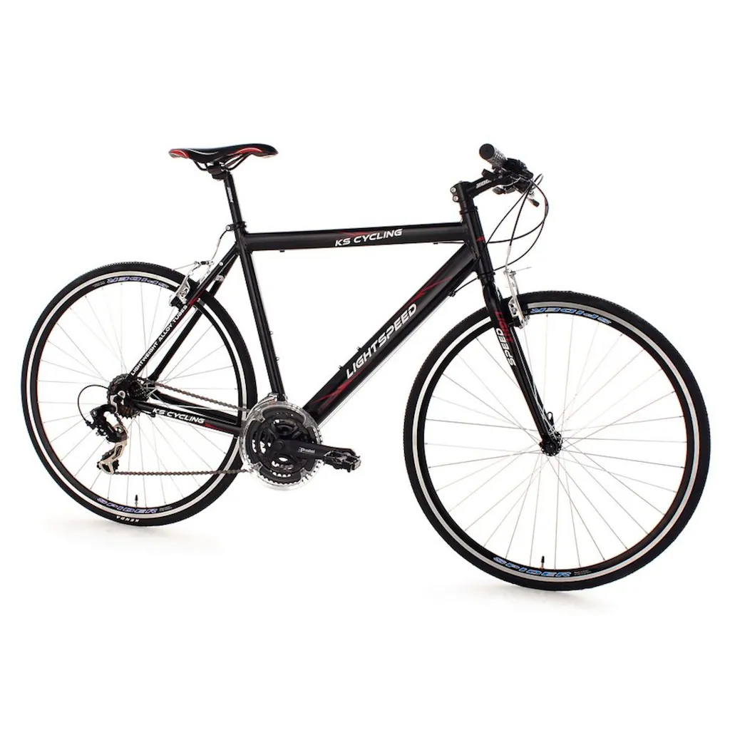 KS Cycling Fitnessbike »Lightspeed« 21 Gang Shimano Tourney RD-TX 35 Schaltwerk Kettenschaltung für Damen und Herren Kettenschaltung Limitierter Zeitrabatt