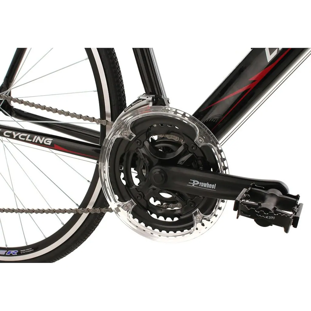 KS Cycling Fitnessbike »Lightspeed« 21 Gang Shimano Tourney RD-TX 35 Schaltwerk Kettenschaltung für Damen und Herren Kettenschaltung Limitierter Zeitrabatt