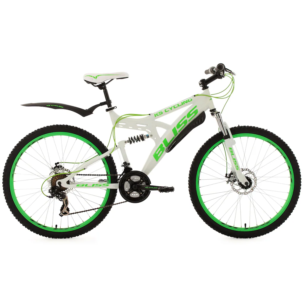 KS Cycling Mountainbike »Bliss« 21 Gang Shimano Tourney Schaltwerk Kettenschaltung für Damen und Herren Kettenschaltung