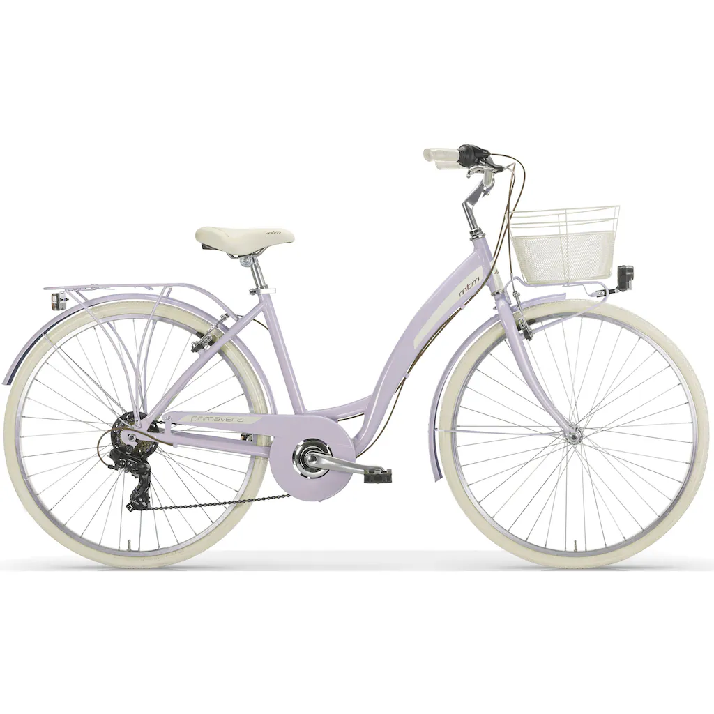 MBM Cityrad »NEW Primavera« 6 Gang Shimano TY300 Schaltwerk Kettenschaltung für Damen Kettenschaltung auf Rechnung bestellen