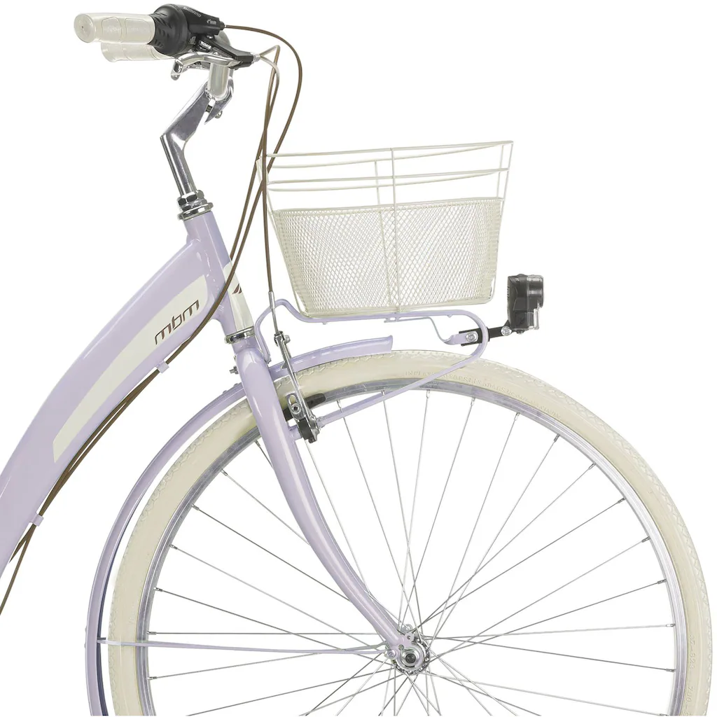 MBM Cityrad »NEW Primavera« 6 Gang Shimano TY300 Schaltwerk Kettenschaltung für Damen Kettenschaltung auf Rechnung bestellen Fabrikpreis