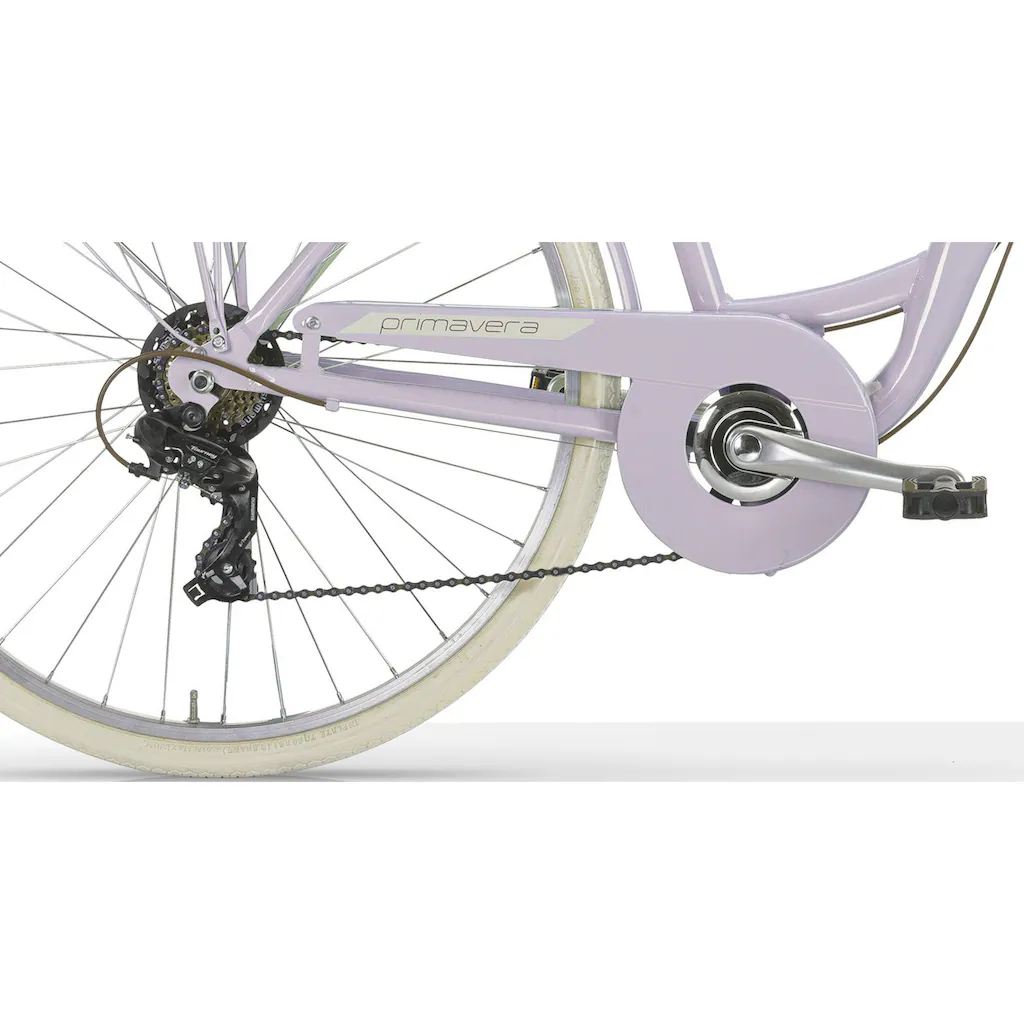 MBM Cityrad »NEW Primavera« 6 Gang Shimano TY300 Schaltwerk Kettenschaltung für Damen Kettenschaltung auf Rechnung bestellen Fabrikpreis