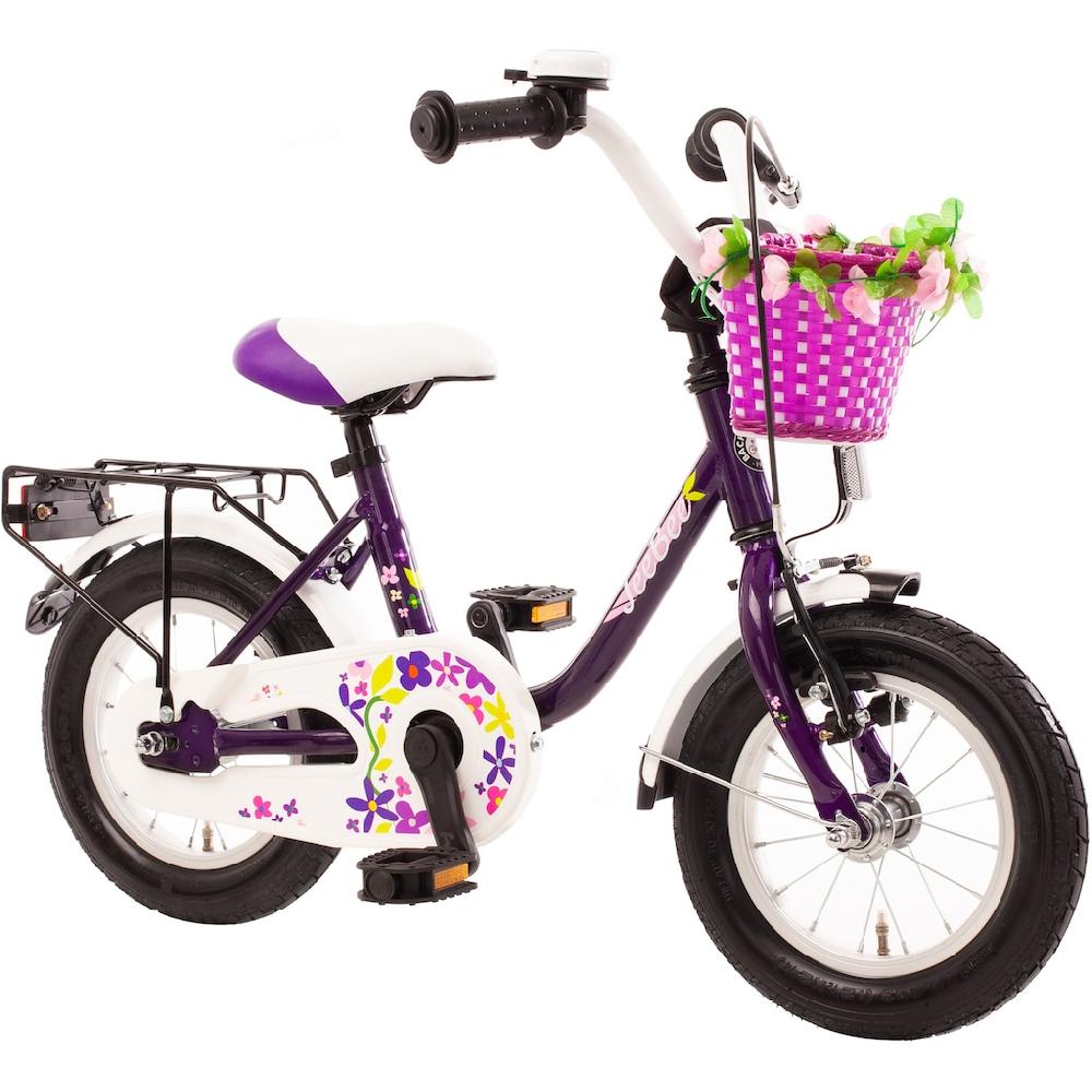 Bachtenkirch Kinderfahrrad »"Jee Bee" lila« 1 Gang ohne Schaltung Großer Ausverkauf