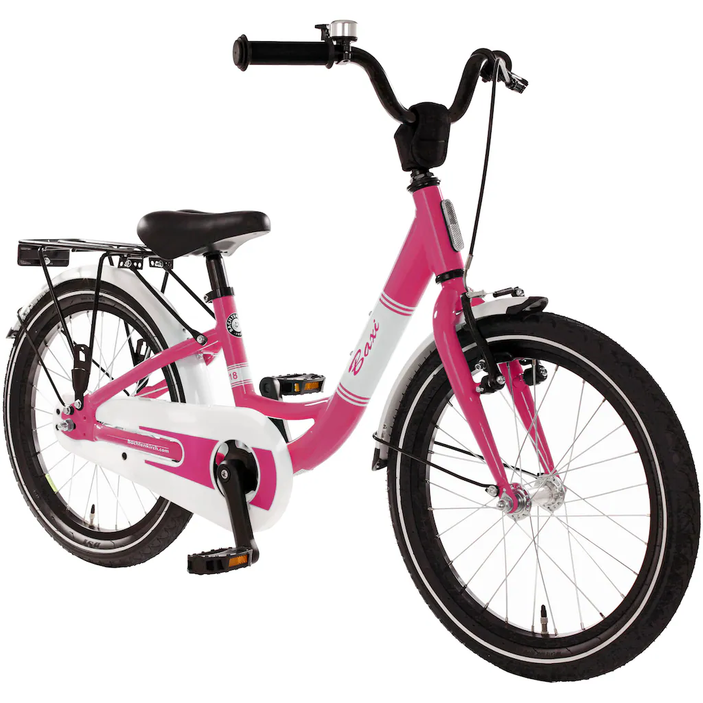 Bachtenkirch Kinderfahrrad »18" Baxi - pink« 1 Gang ohne Schaltung (Packung) Alu Kinderfahrrad mit Vollausstattung erhältlich in 14/16/18 Zoll auf Rechnung online bestellen Flash Sale