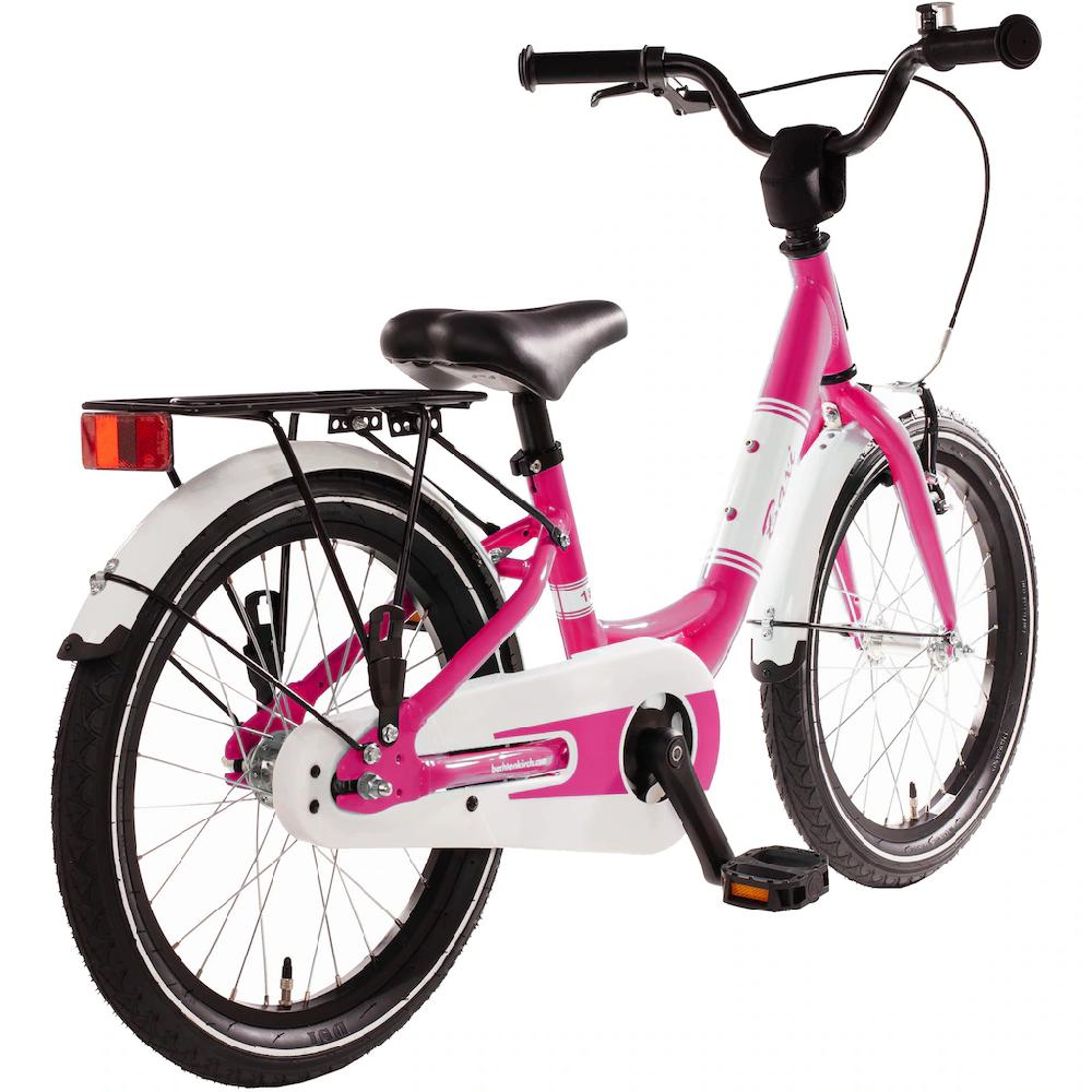 Bachtenkirch Kinderfahrrad »18" Baxi - pink« 1 Gang ohne Schaltung (Packung) Alu Kinderfahrrad mit Vollausstattung erhältlich in 14/16/18 Zoll auf Rechnung online bestellen Flash Sale