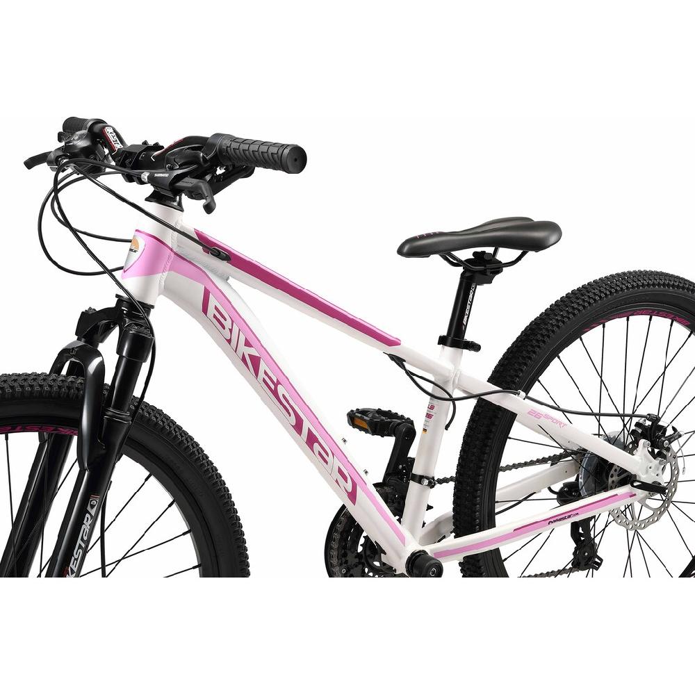 Bikestar Mountainbike 21 Gang Shimano RD-TY300 Schaltwerk Kettenschaltung für Damen und Herren Kettenschaltung auf Rechnung bestellen Osterangebot