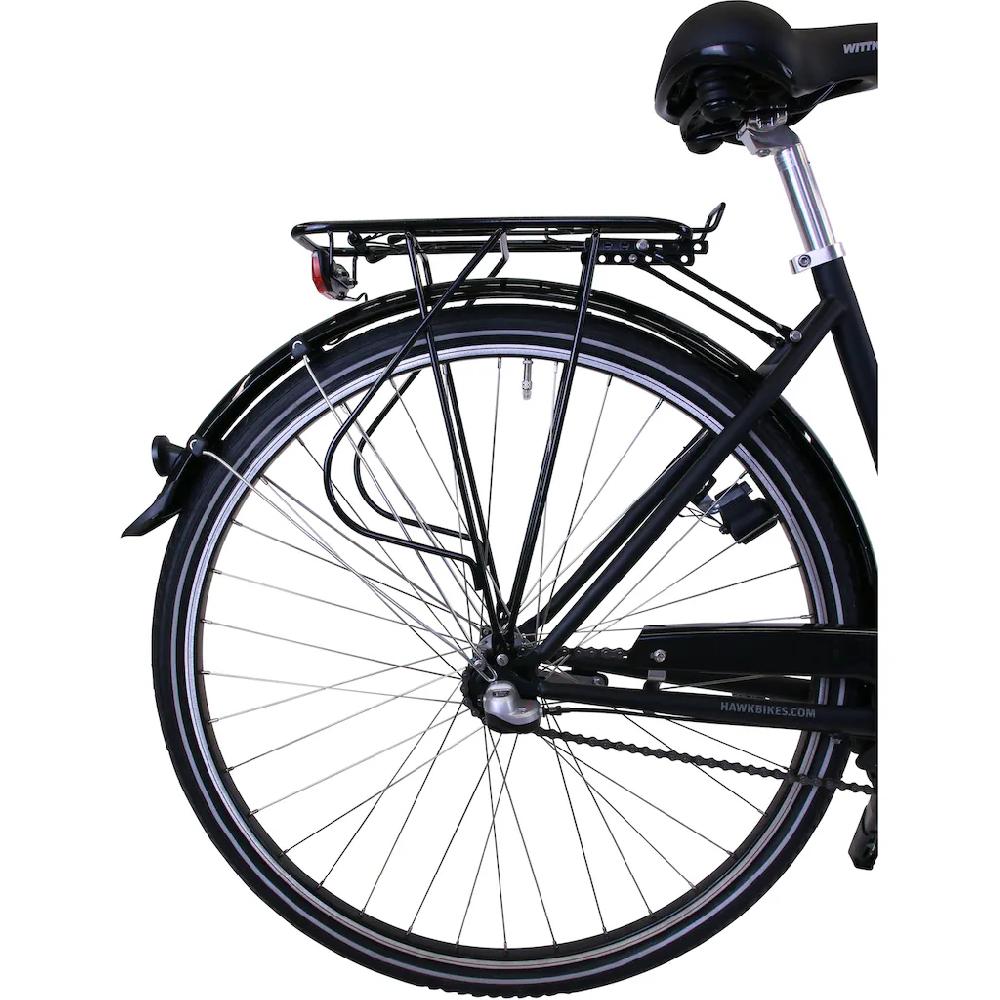 HAWK Bikes Cityrad »City Wave Premium Black« 3 Gang Shimano Nexus Schaltwerk für Damen und Herren auf Raten Top Angebot