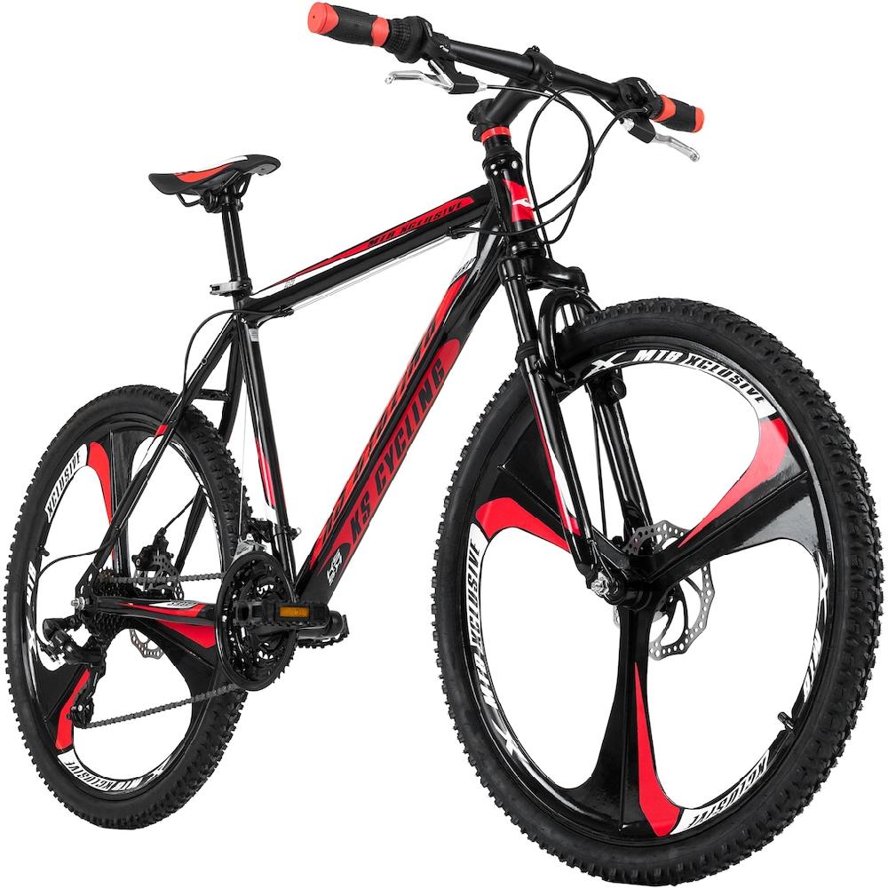 KS Cycling Mountainbike »Sharp« 21 Gang Shimano Tourney Schaltwerk Kettenschaltung für Damen und Herren Kettenschaltung Sonderangebote