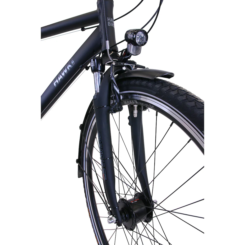 HAWK Bikes Trekkingrad »Trekking Gent Premium Black« 24 Gang microSHIFT für Herren JETZT KAUFEN