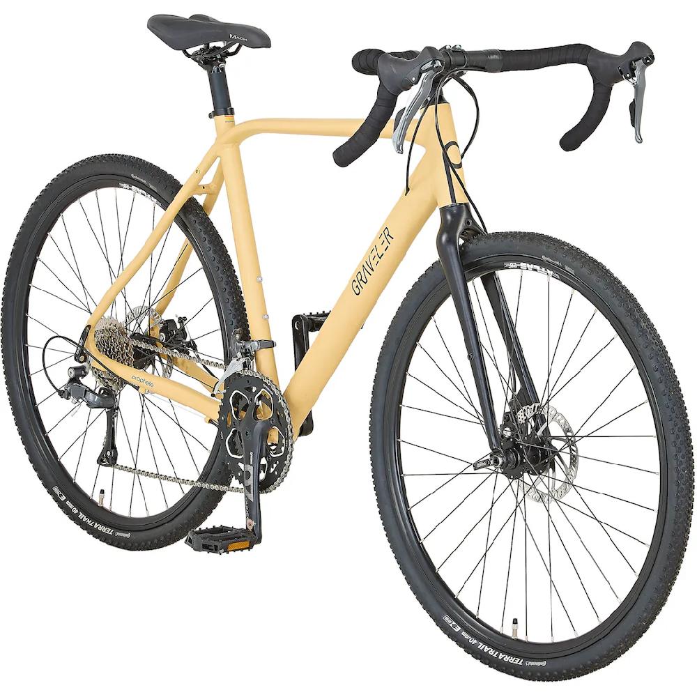 Prophete Gravelbike »Graveler« 16 Gang Shimano Claris Schaltwerk Kettenschaltung für Herren Kettenschaltung Super Rabatt