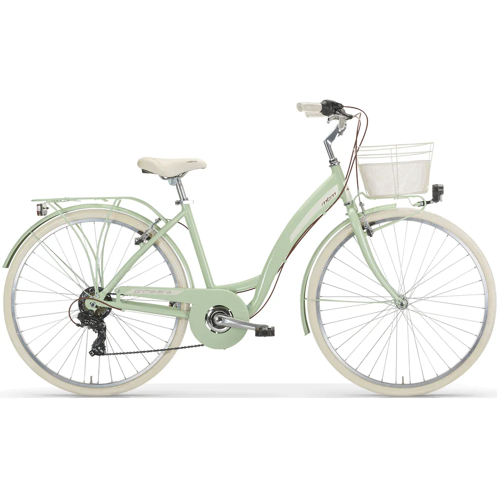 MBM Cityrad »NEW Primavera« 6 Gang Shimano TY300 Schaltwerk Kettenschaltung für Damen Kettenschaltung auf Rechnung online bestellen