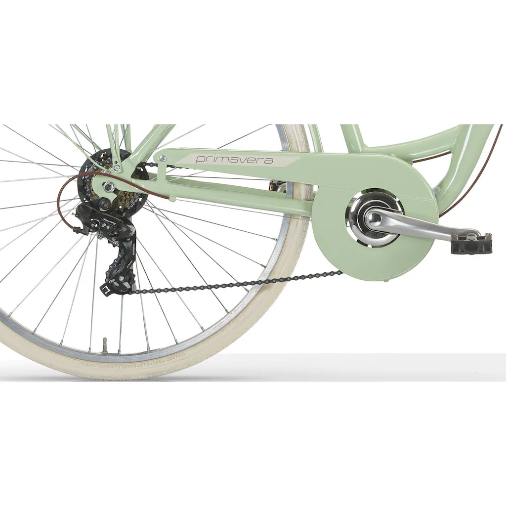 MBM Cityrad »NEW Primavera« 6 Gang Shimano TY300 Schaltwerk Kettenschaltung für Damen Kettenschaltung auf Rechnung online bestellen Hotsell