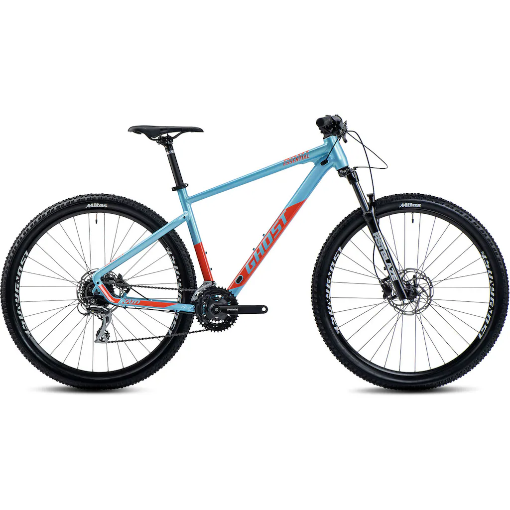 Ghost Mountainbike »Kato Essential AL« 24 Gang Shimano Acera RD-M360 Schaltwerk Kettenschaltung für Damen und Herren Kettenschaltung auf Raten