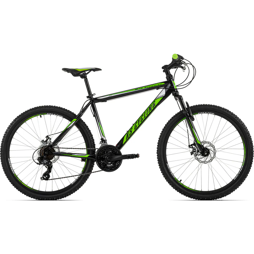 KS Cycling Mountainbike »Sharp« 21 Gang Shimano Tourney Schaltwerk Kettenschaltung für Herren Kettenschaltung auf Rechnung
