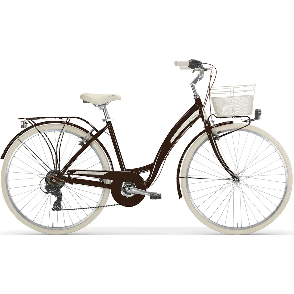 MBM Cityrad »NEW Primavera« 6 Gang Shimano TY300 Schaltwerk Kettenschaltung für Damen Kettenschaltung auf Rechnung