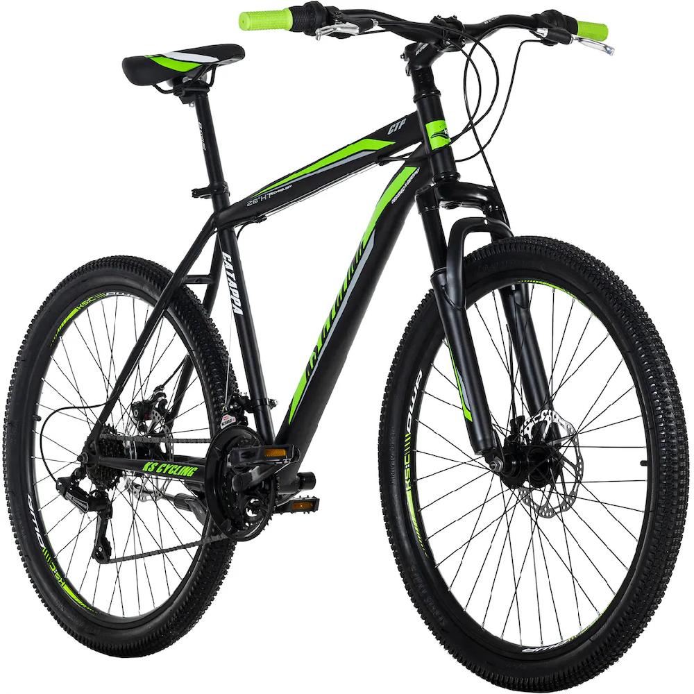 KS Cycling Mountainbike »Catappa« 21 Gang Shimano Tourney Schaltwerk Kettenschaltung für Damen und Herren Kettenschaltung Blitzangebot