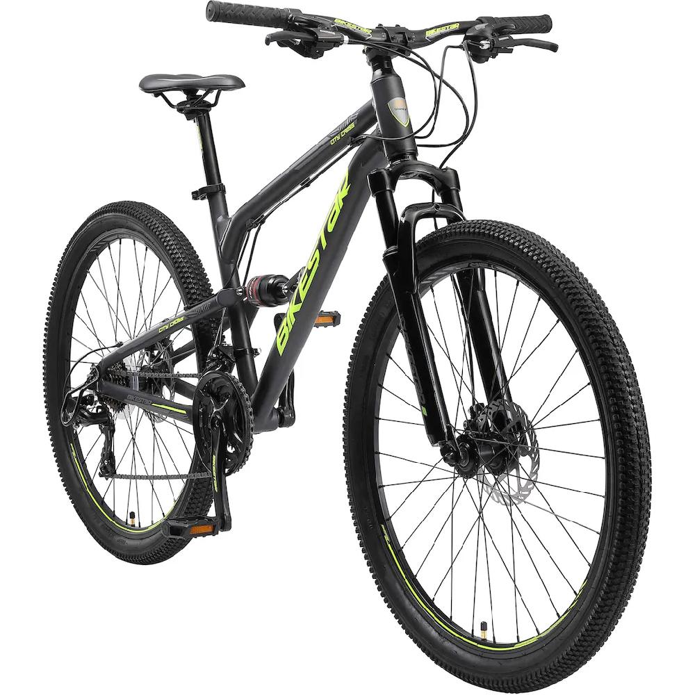 Bikestar Mountainbike 21 Gang Shimano RD-TY300 Schaltwerk Kettenschaltung für Damen und Herren Kettenschaltung auf Raten Bis zu 55% Rabatt