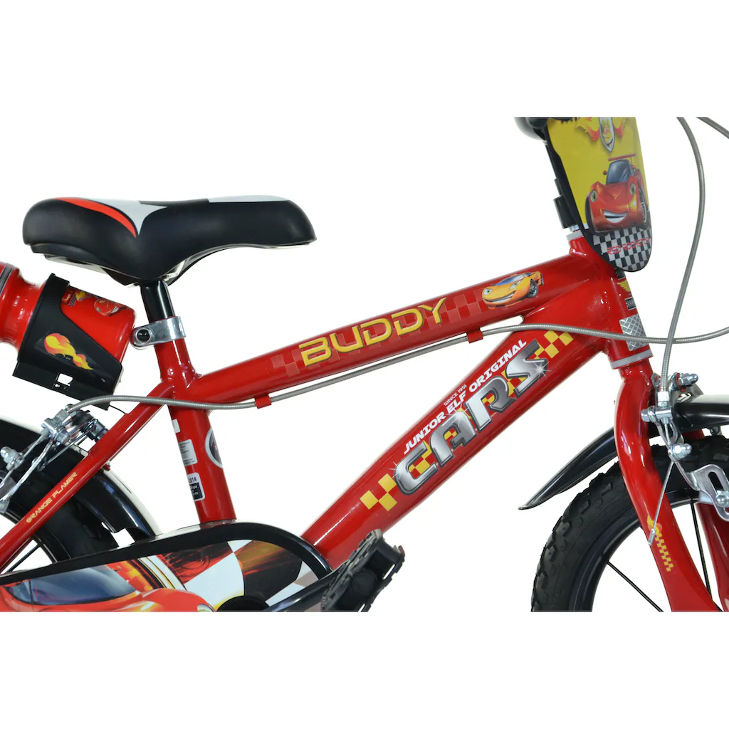 Dino Kinderfahrrad »Cars Buddy« 1 Gang mit Stützrädern Trinkflasche und Frontschild Verkauf