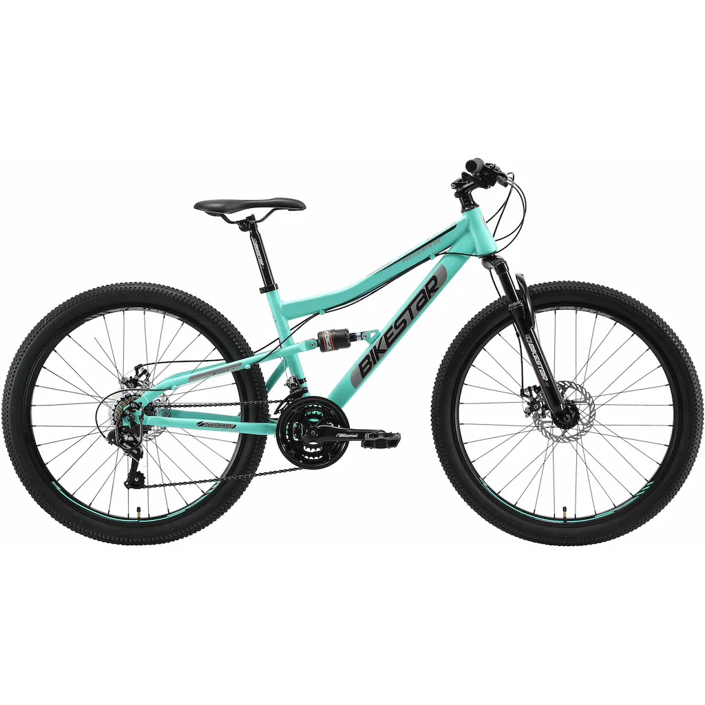 Bikestar Mountainbike 21 Gang Shimano RD-TY300 Schaltwerk Kettenschaltung für Damen und Herren Kettenschaltung auf Rechnung kaufen Fabrik Onlineshop