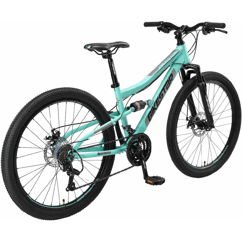 Bikestar Mountainbike 21 Gang Shimano RD-TY300 Schaltwerk Kettenschaltung für Damen und Herren Kettenschaltung auf Rechnung kaufen Fabrik Onlineshop