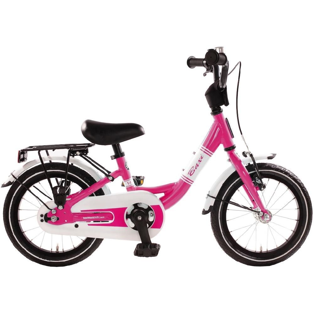 Bachtenkirch Kinderfahrrad »14" Baxi - pink« 1 Gang ohne Schaltung (Packung) Alu Kinderfahrrad mit Vollausstattung erhältlich in 14/16/18 Zoll auf Rechnung