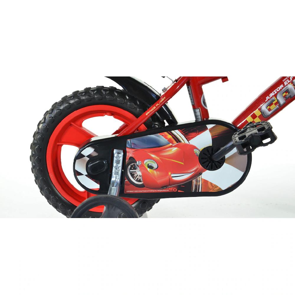Dino Kinderfahrrad »Cars Buddy 12 Zoll« 1 Gang mit Stützrädern Trinkflasche und Frontschild Neueste Stile