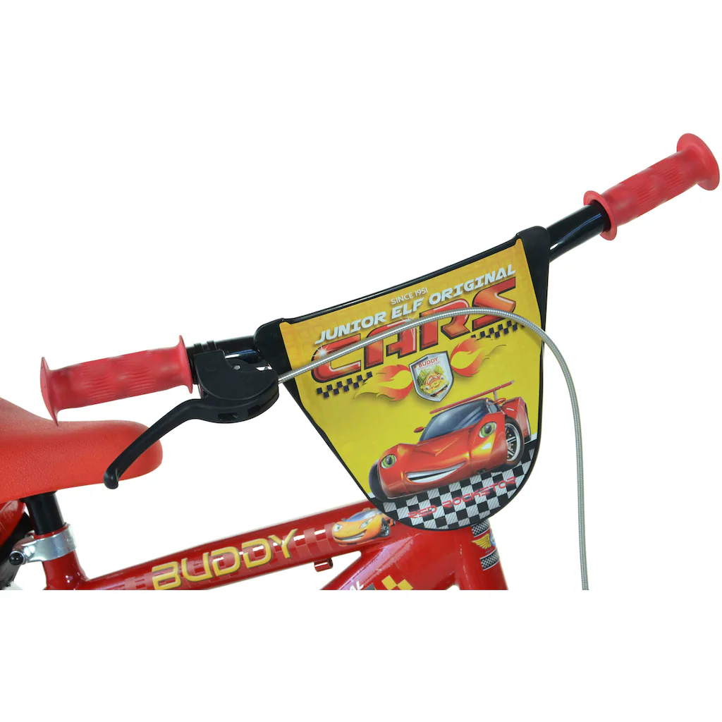 Dino Kinderfahrrad »Cars Buddy 12 Zoll« 1 Gang mit Stützrädern Trinkflasche und Frontschild Neueste Stile