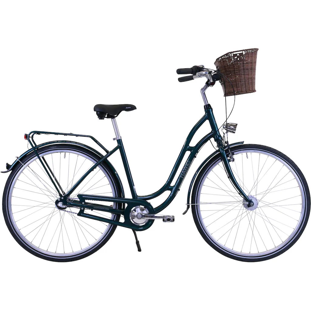 HAWK Bikes Cityrad »City Classic Joy British Green« 3 Gang Shimano Nexus Schaltwerk für Damen und Herren auf Raten Auslauf