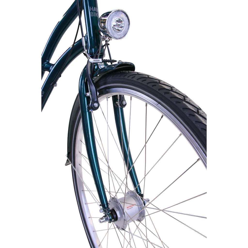 HAWK Bikes Cityrad »City Classic Joy British Green« 3 Gang Shimano Nexus Schaltwerk für Damen und Herren auf Raten Auslauf