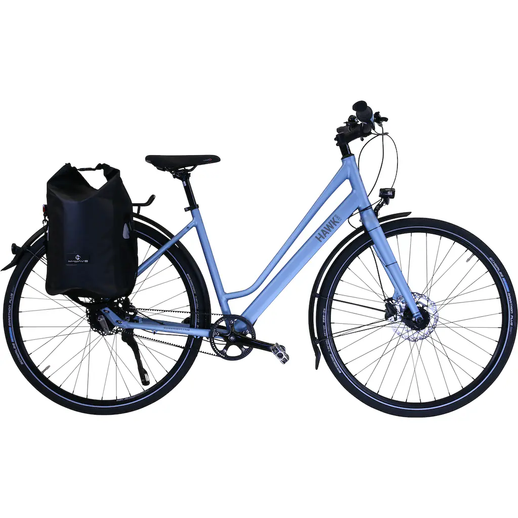 HAWK Bikes Trekkingrad »Trekking Lady Super Deluxe Plus Sky Blue« 8 Gang Shimano Nexus Schaltwerk für Damen und Herren auf Raten Angebote