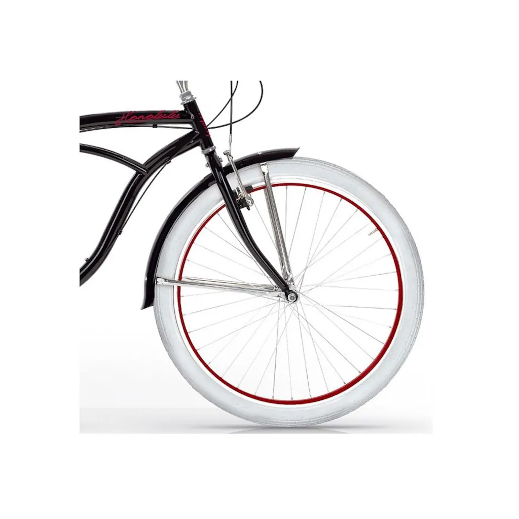 MBM Cruiser »Honolulu Man Mod. 125« 6 Gang Shimano Tourney Schaltwerk Kettenschaltung für Herren Kettenschaltung auf Rechnung Flash Sale