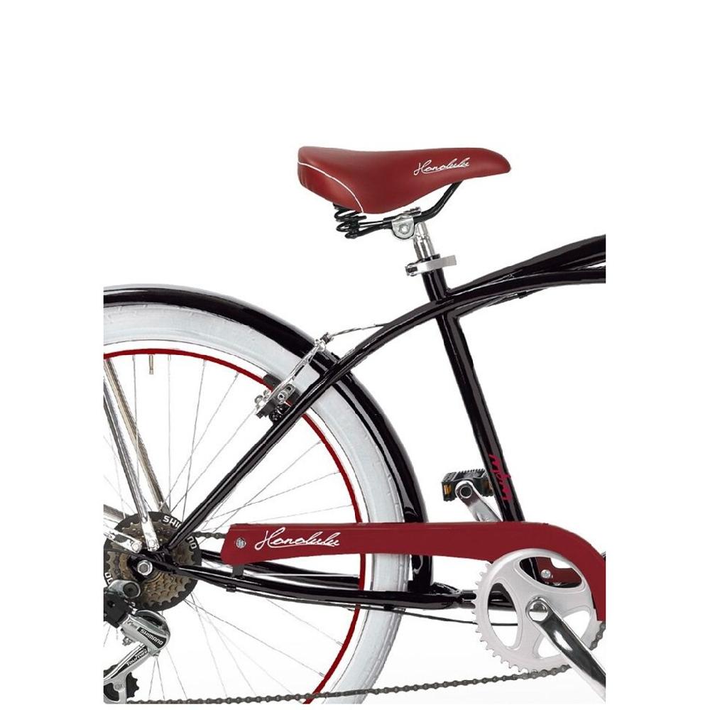 MBM Cruiser »Honolulu Man Mod. 125« 6 Gang Shimano Tourney Schaltwerk Kettenschaltung für Herren Kettenschaltung auf Rechnung Flash Sale