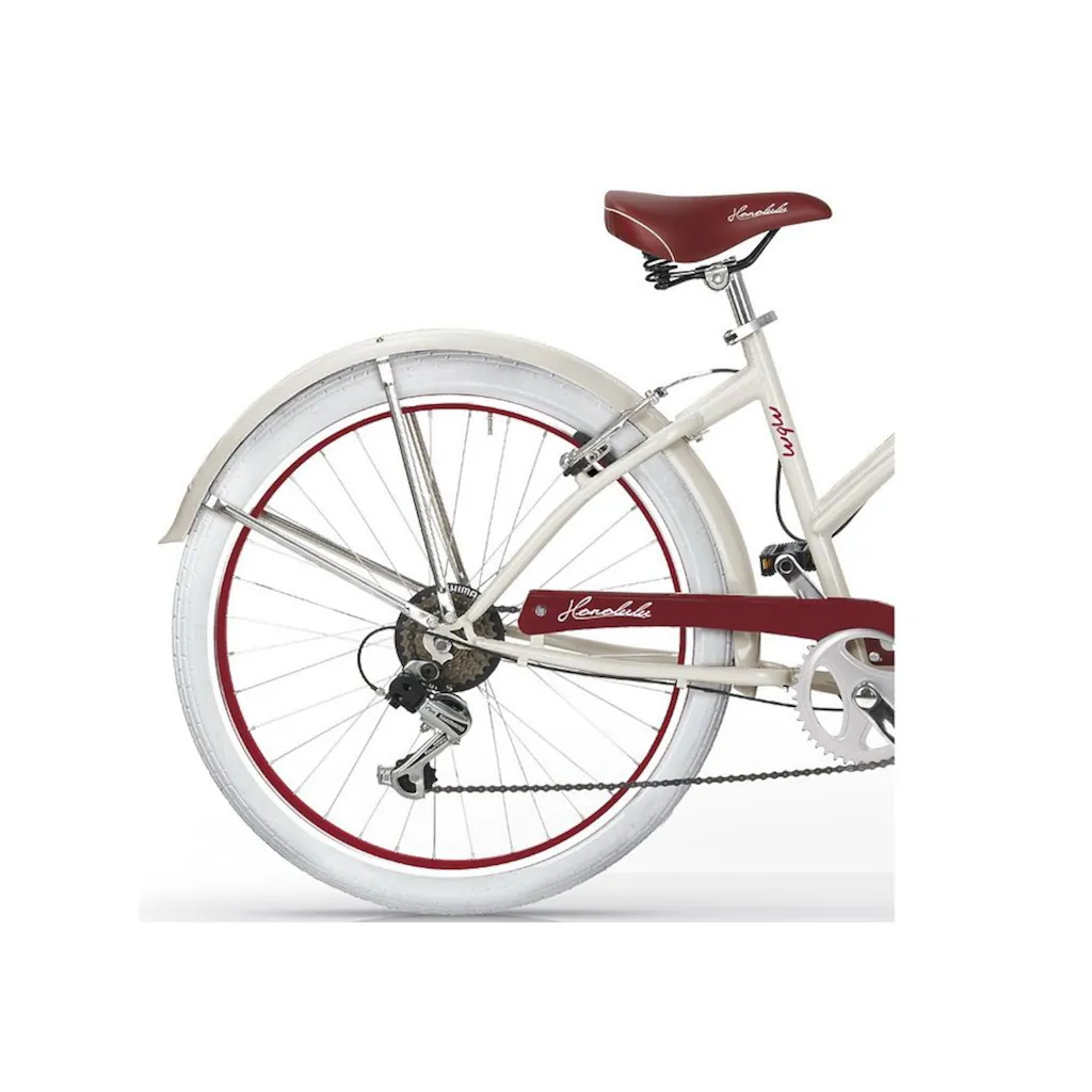 MBM Cruiser »Honolulu Woman Mod. 125« 6 Gang Shimano Tourney Schaltwerk Kettenschaltung für Damen und Herren Kettenschaltung auf Rechnung online kaufen Neueste Stile